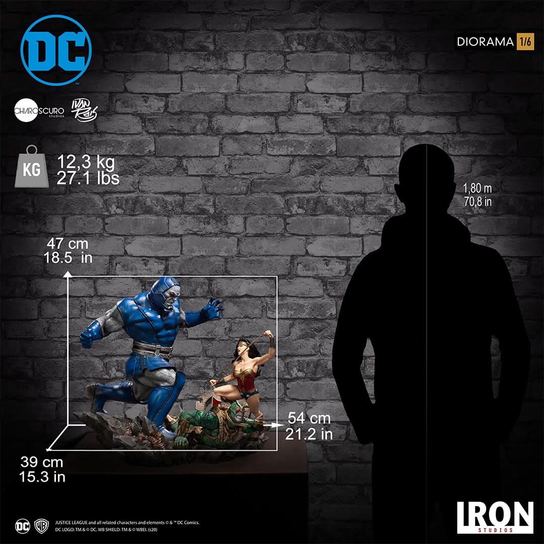 Statue Wonder Woman vs Darkseid by Ivan Reis - DC Comics - Diorama 1/6