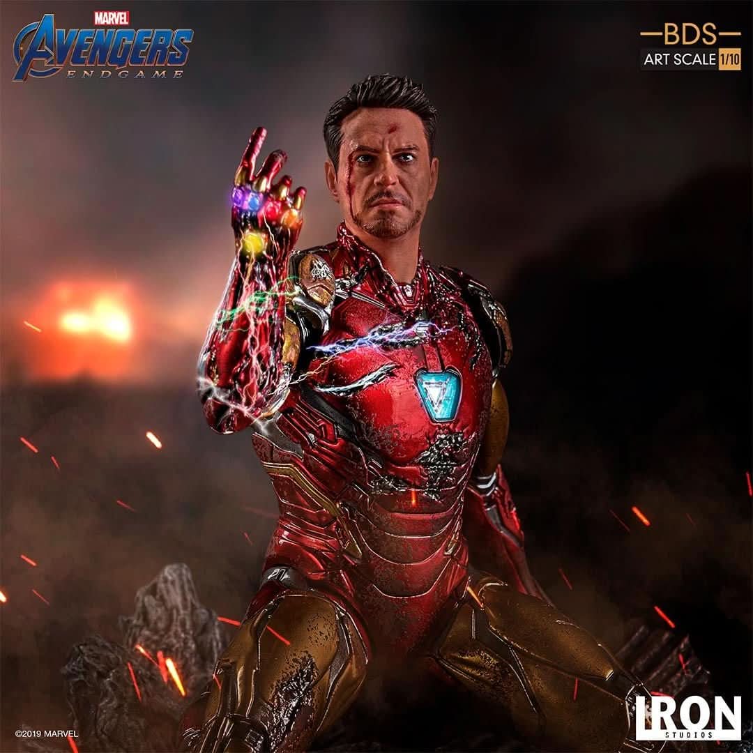 スタチュー アイアム・アイアンマン - アベンジャーズ／エンドゲーム - アートスケール 1/10 - マーベル・コミックス