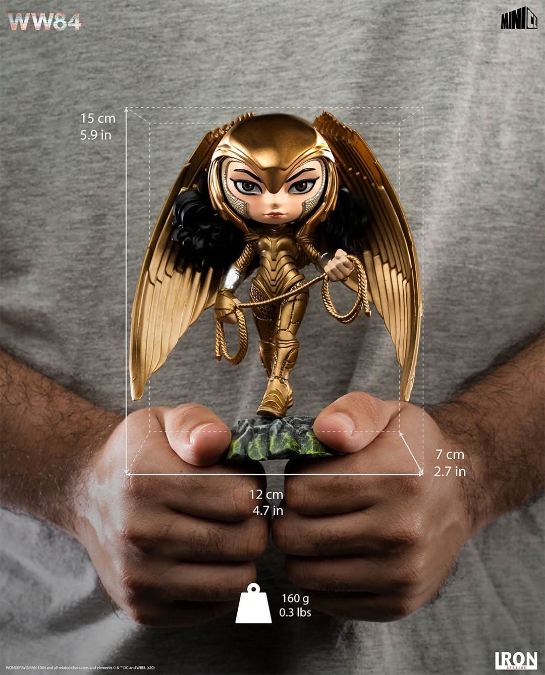 Figurine Wonder Woman Armored Version - Wonder Woman 84 - Mini Co. - DC Comics