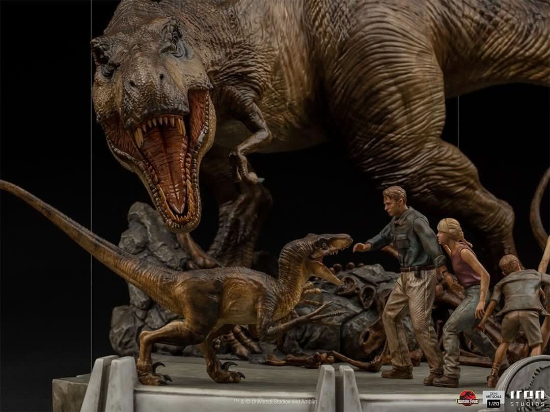 Diorama The Final Scene - Jurassic Park - Demi Scale 1/20