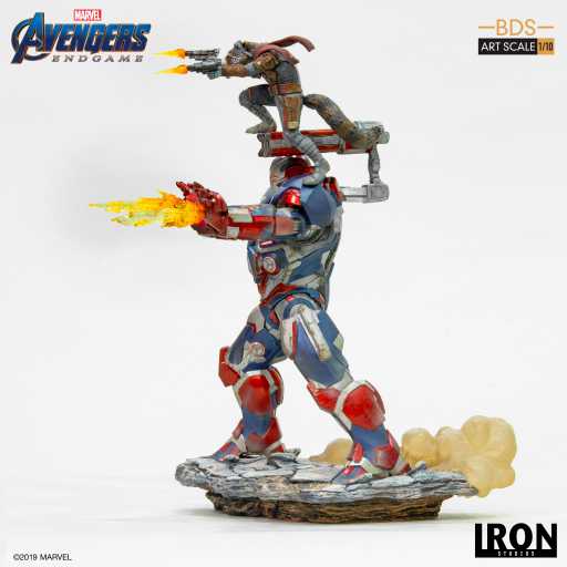 Statue Iron Patriot & Rocket - Avengers: Endgame - Art Scale 1/10