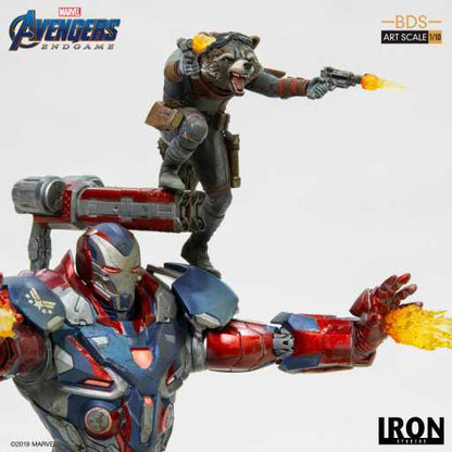 Statue Iron Patriot & Rocket - Avengers: Endgame - Art Scale 1/10