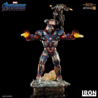 Statue Iron Patriot & Rocket - Avengers: Endgame - Art Scale 1/10