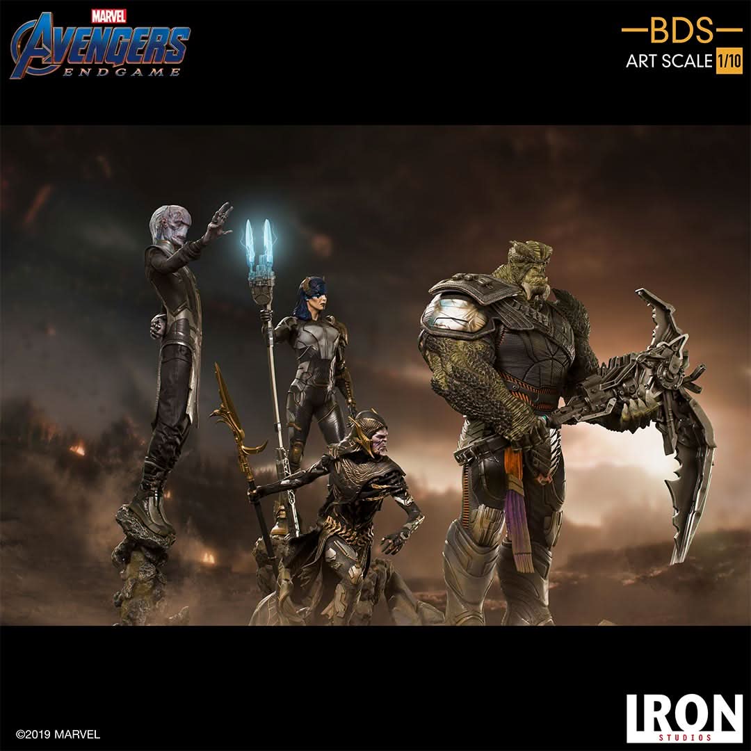 スタチュー ブラックオーダー エボニー・マウ - アベンジャーズ/エンドゲーム - BDSアートスケール 1/10