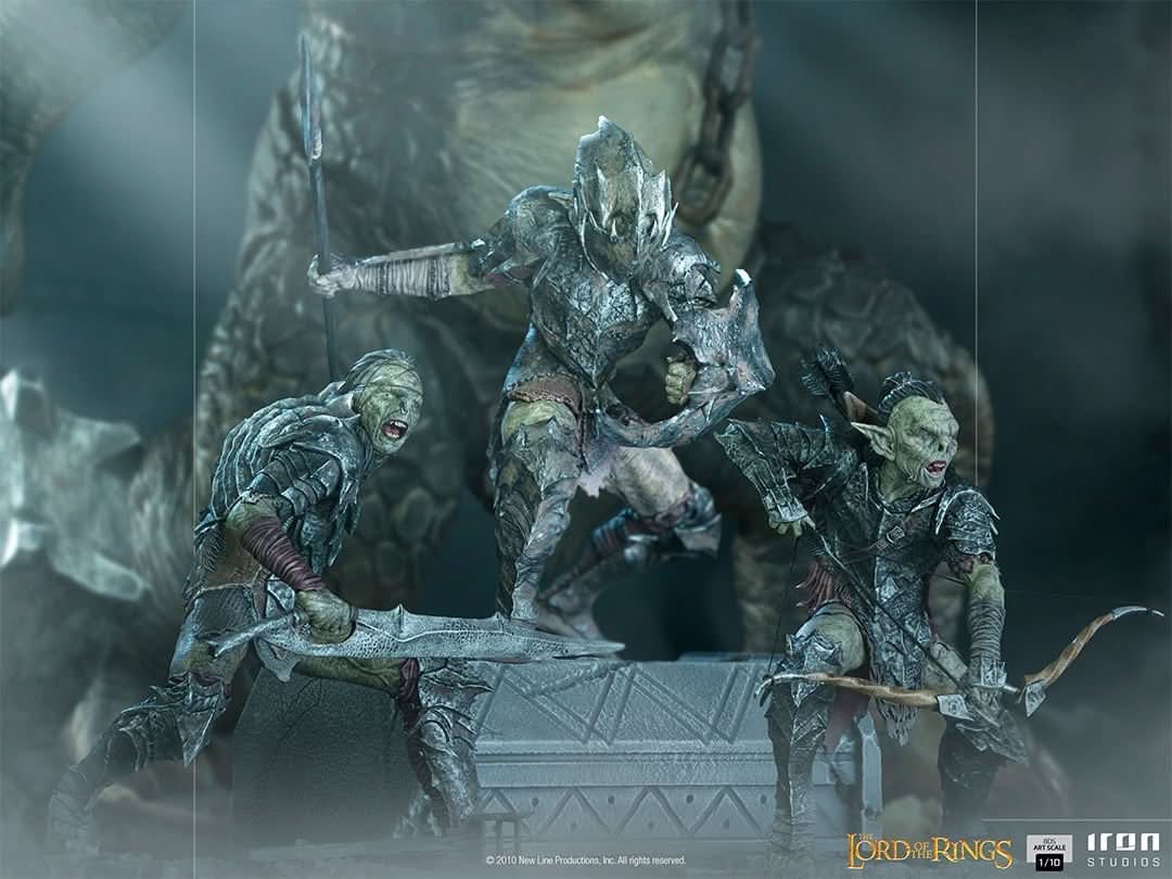 Statue Swordsman Orc - The Lord of the Rings - Art Scale 1/10 - The Fellowship of the Ring