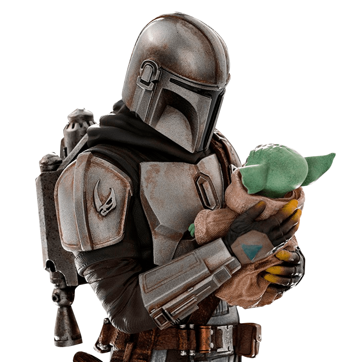 Statue The Mandalorian and Grogu - Star Wars: The Mandalorian - Art Scale 1/10