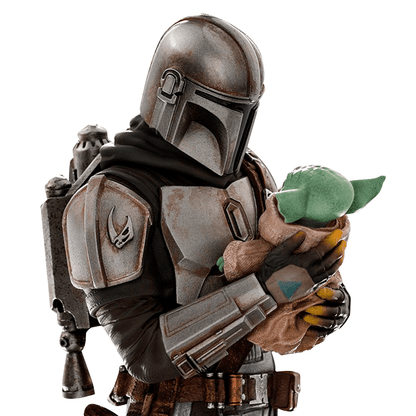 Statue The Mandalorian and Grogu - Star Wars: The Mandalorian - Art Scale 1/10
