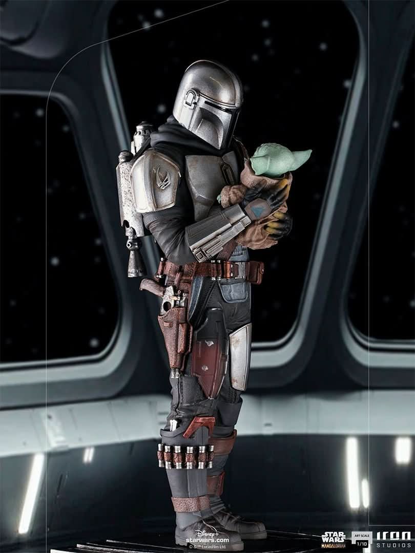Statue The Mandalorian and Grogu - Star Wars: The Mandalorian - Art Scale 1/10