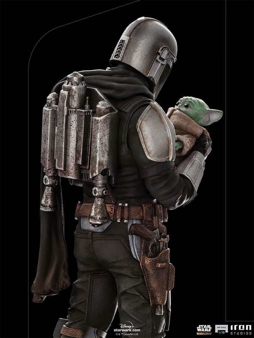 Statue The Mandalorian and Grogu - Star Wars: The Mandalorian - Art Scale 1/10