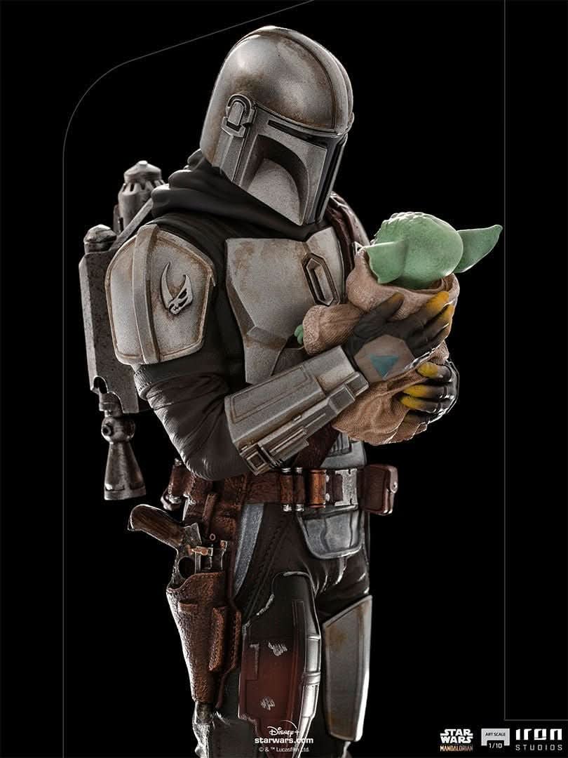 Statue The Mandalorian and Grogu - Star Wars: The Mandalorian - Art Scale 1/10