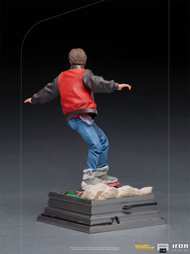 Statue Marty Mcfly on Hoverboard - Back to the Future - Art Scale 1/10