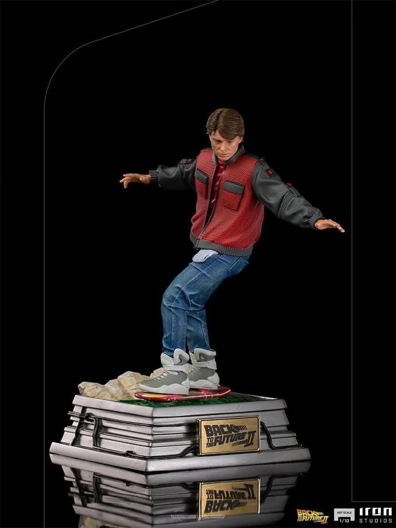 Statue Marty Mcfly on Hoverboard - Back to the Future - Art Scale 1/10