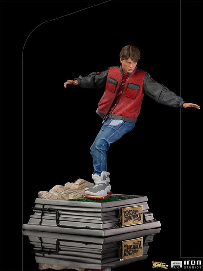 Statue Marty Mcfly on Hoverboard - Back to the Future - Art Scale 1/10
