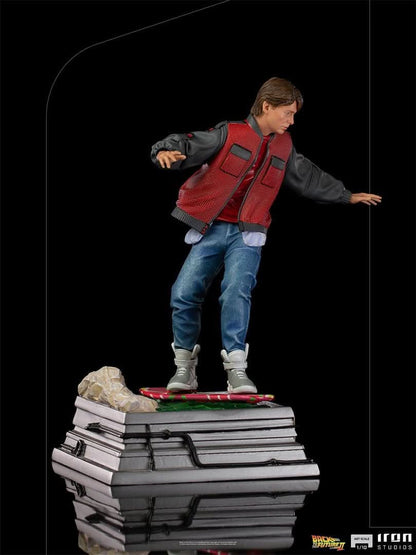 Statue Marty Mcfly on Hoverboard - Back to the Future - Art Scale 1/10