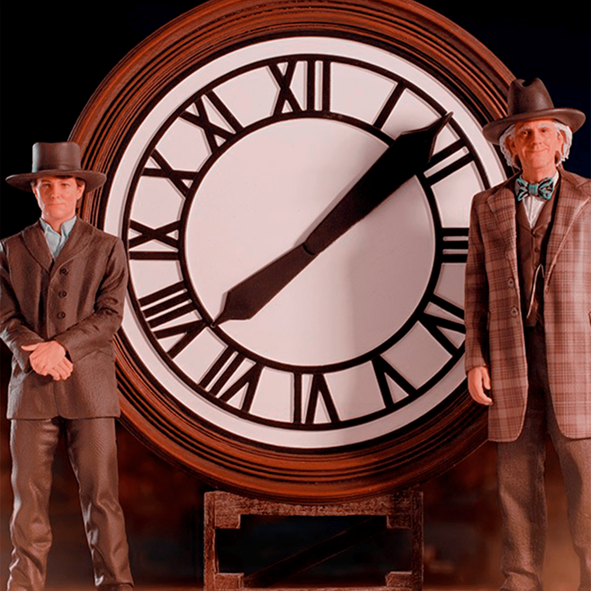 Statue Marty and Doc at the Clock - Back to the Future - Art Scale 1/10
