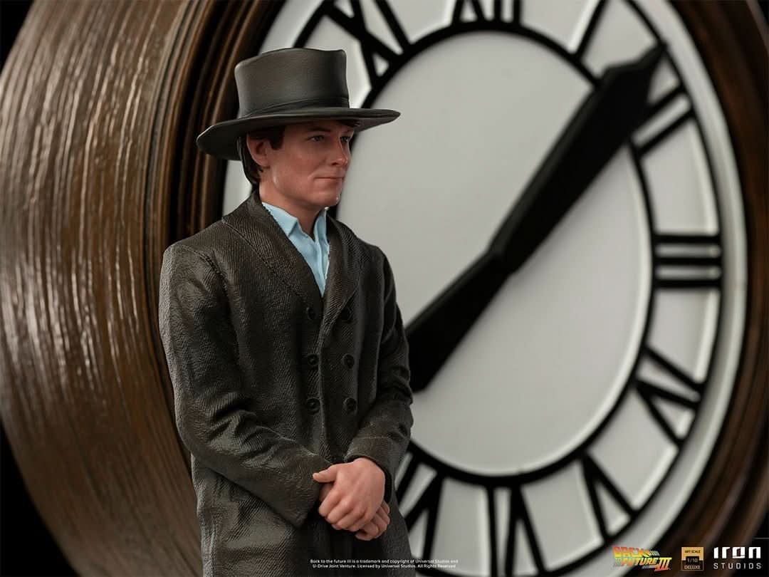 Statue Marty and Doc at the Clock - Back to the Future - Art Scale 1/10