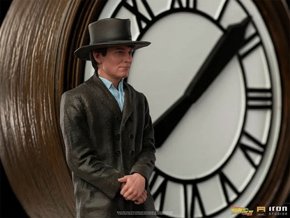 Statue Marty and Doc at the Clock - Back to the Future - Art Scale 1/10