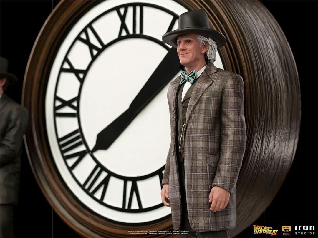 Statue Marty and Doc at the Clock - Back to the Future - Art Scale 1/10