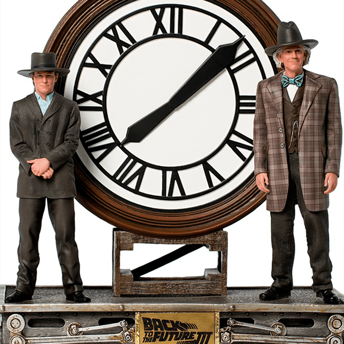 Statue Marty and Doc at the Clock - Back to the Future - Art Scale 1/10