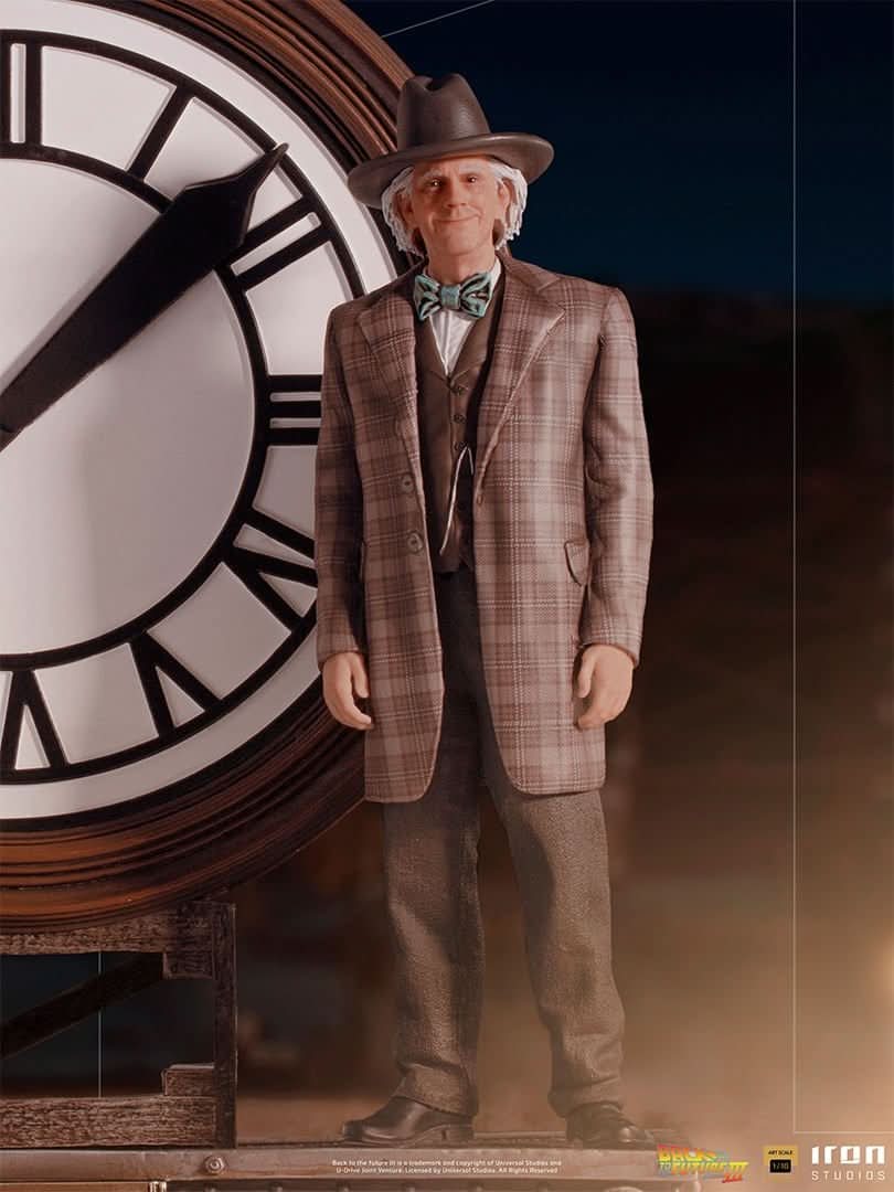 Statue Marty and Doc at the Clock - Back to the Future - Art Scale 1/10