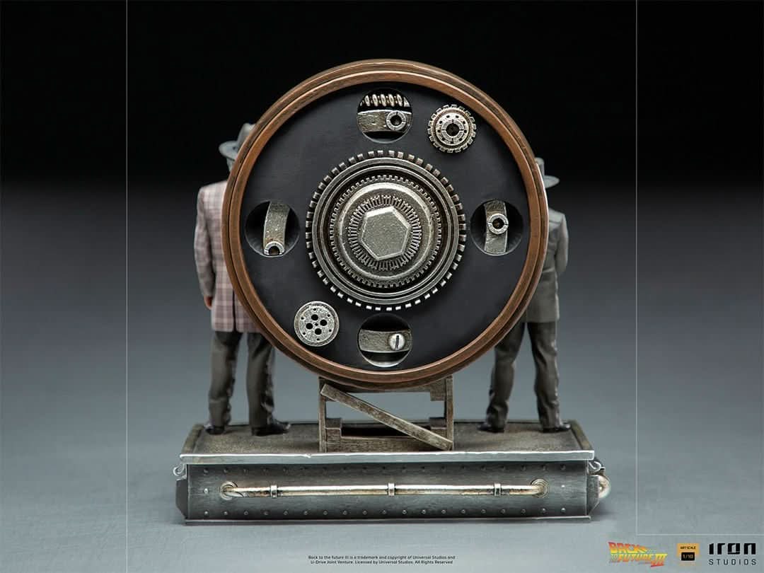 Statue Marty and Doc at the Clock - Back to the Future - Art Scale 1/10