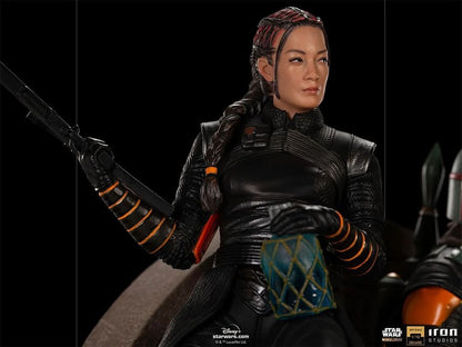 Statue Boba Fett and Fennec Shand on Throne Deluxe - Star Wars: The Mandalorian - Art Scale 1/10