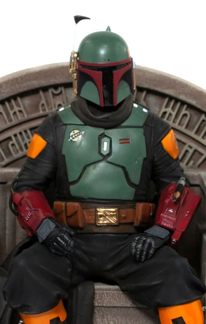 Boba Fett on Throne Statue - Star Wars: The Mandalorian - Art Scale 1/10