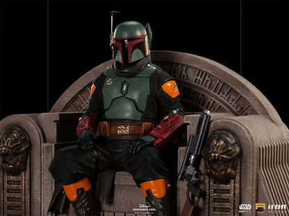 Boba Fett on Throne Statue - Star Wars: The Mandalorian - Art Scale 1/10