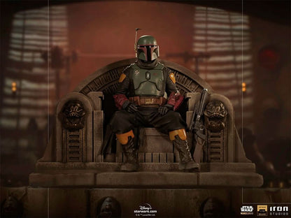 Boba Fett on Throne Statue - Star Wars: The Mandalorian - Art Scale 1/10