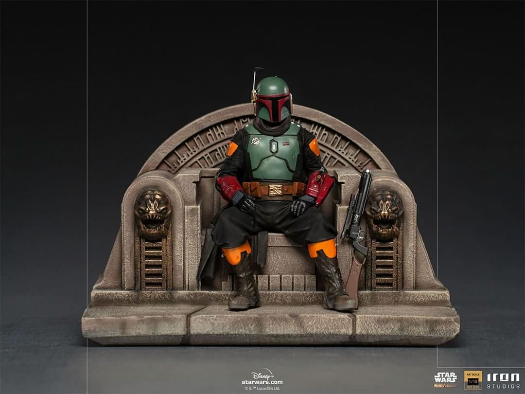 Boba Fett on Throne Statue - Star Wars: The Mandalorian - Art Scale 1/10