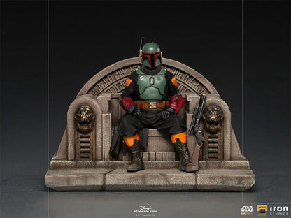 Boba Fett on Throne Statue - Star Wars: The Mandalorian - Art Scale 1/10
