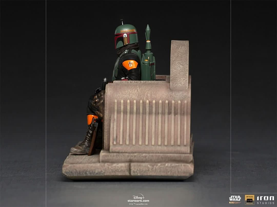 Boba Fett on Throne Statue - Star Wars: The Mandalorian - Art Scale 1/10