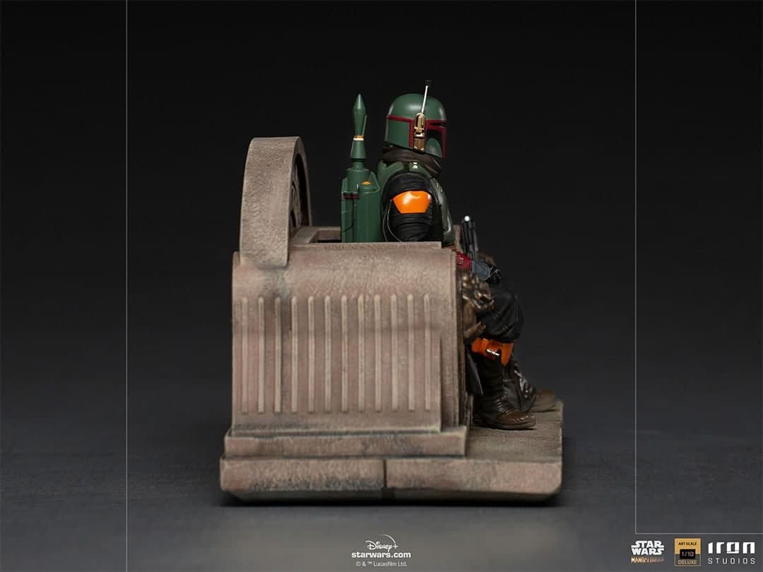 Boba Fett on Throne Statue - Star Wars: The Mandalorian - Art Scale 1/10