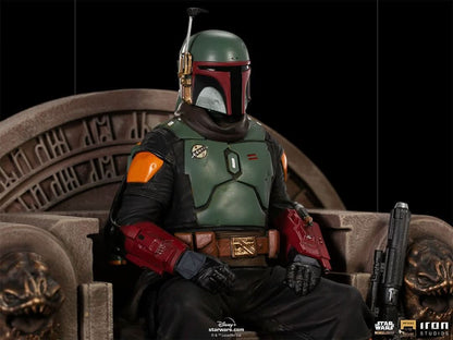 Boba Fett on Throne Statue - Star Wars: The Mandalorian - Art Scale 1/10