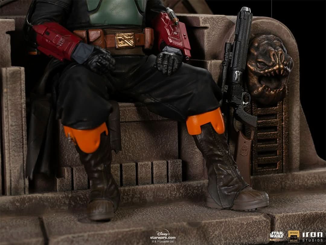 Boba Fett on Throne Statue - Star Wars: The Mandalorian - Art Scale 1/10