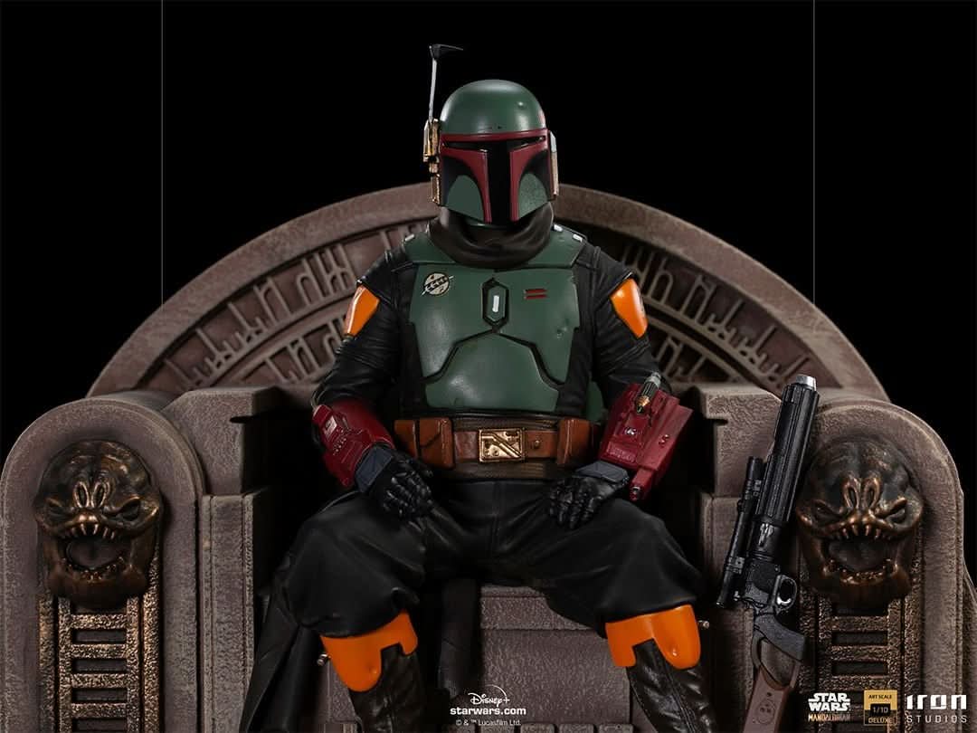 Boba Fett on Throne Statue - Star Wars: The Mandalorian - Art Scale 1/10