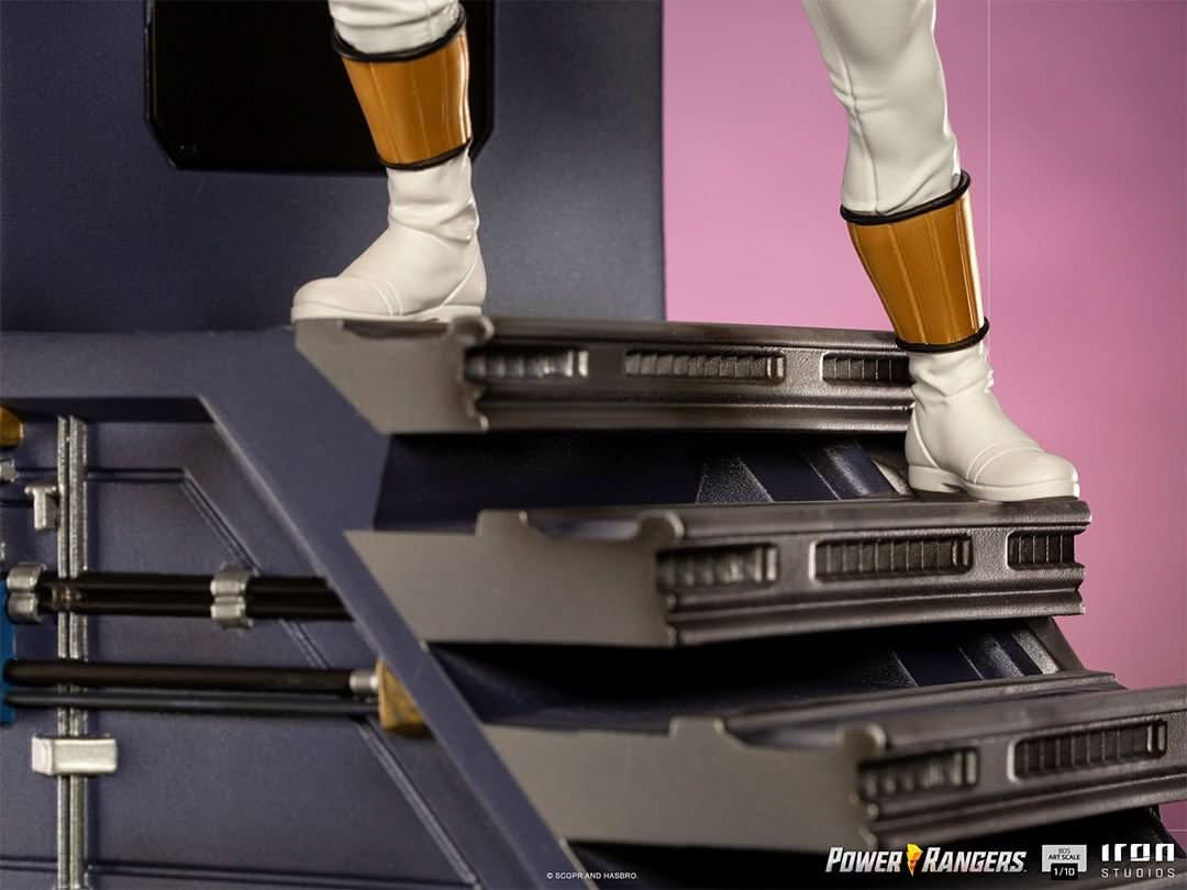 Statue White Ranger - Mighty Morphin Power Rangers - BDS Art Scale 1/10