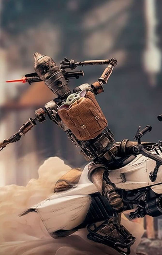 IG-11とザ・チャイルド スタチュー - スター・ウォーズ：マンダロリアン - BDSアートスケール 1/10