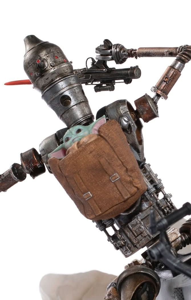 Statue IG-11 and The Child - Star Wars: The Mandalorian - BDS Art Scale 1/10