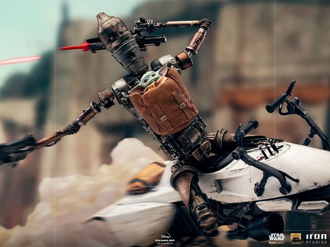 Statue IG-11 and The Child - Star Wars: The Mandalorian - BDS Art Scale 1/10