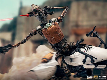 Statue IG-11 and The Child - Star Wars: The Mandalorian - BDS Art Scale 1/10