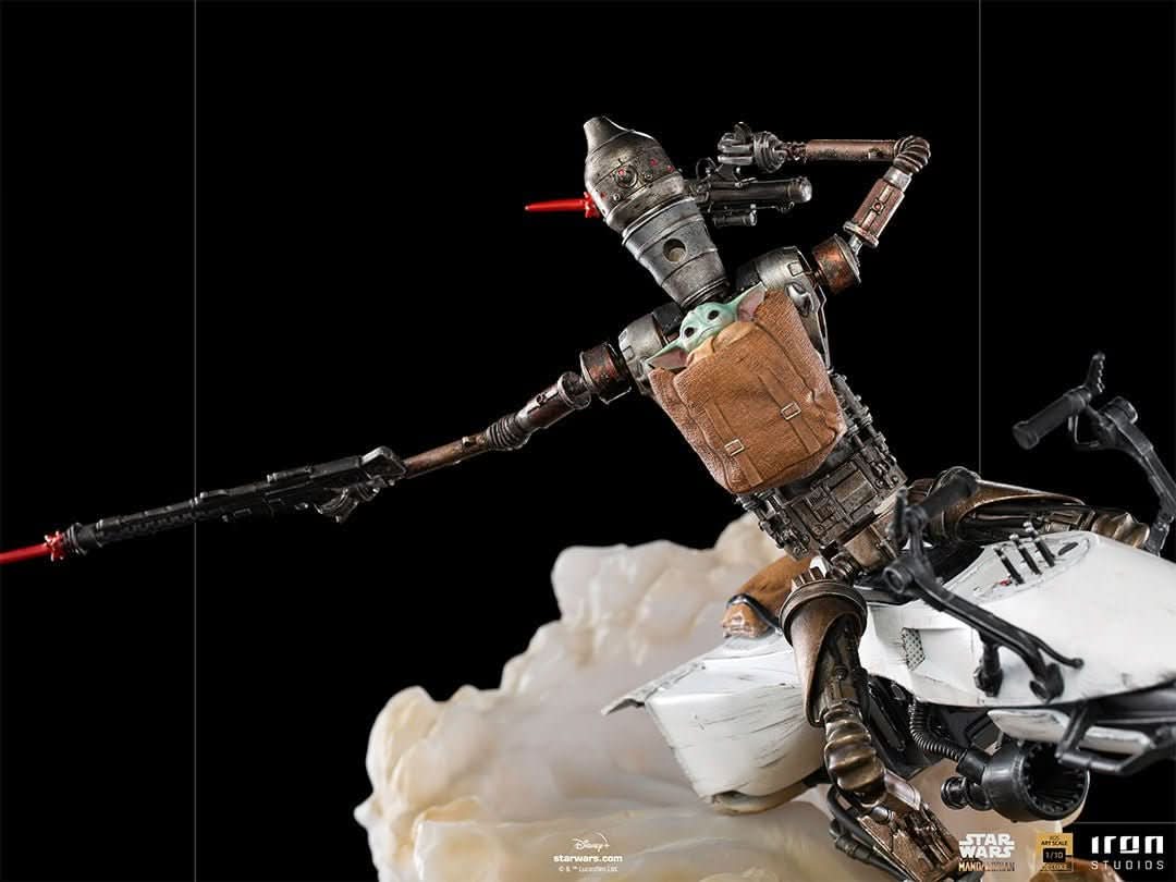 Statue IG-11 and The Child - Star Wars: The Mandalorian - BDS Art Scale 1/10
