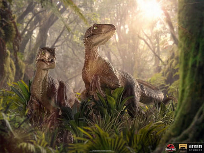 Statue Just The Two Raptors - Jurassic Park - Art Scale 1/10 - Jurassic World