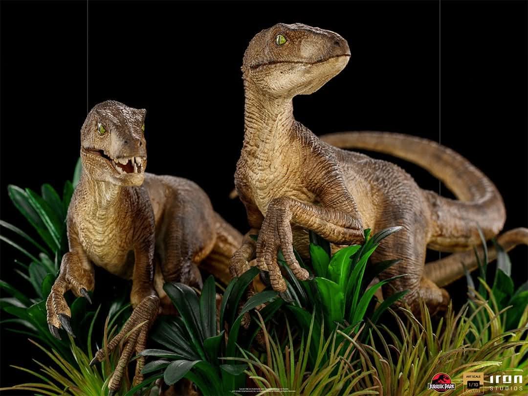 Statue Just The Two Raptors - Jurassic Park - Art Scale 1/10 - Jurassic World