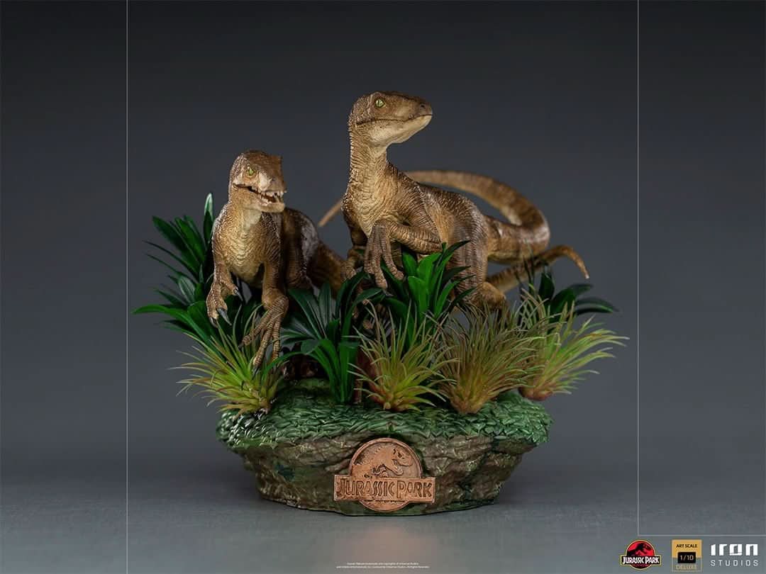 Statue Just The Two Raptors - Jurassic Park - Art Scale 1/10 - Jurassic World