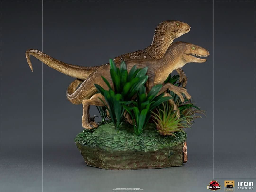 Statue Just The Two Raptors - Jurassic Park - Art Scale 1/10 - Jurassic World