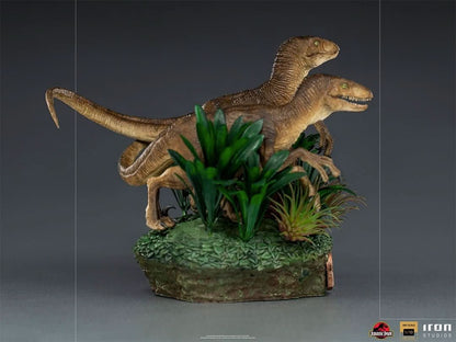 Statue Just The Two Raptors - Jurassic Park - Art Scale 1/10 - Jurassic World