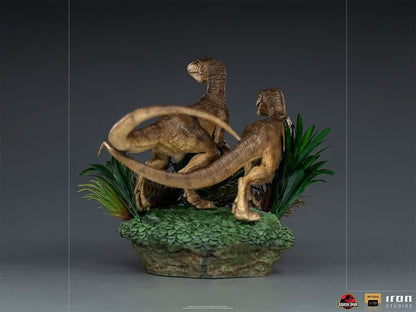 Statue Just The Two Raptors - Jurassic Park - Art Scale 1/10 - Jurassic World
