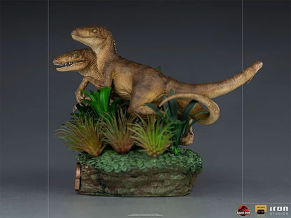 Statue Just The Two Raptors - Jurassic Park - Art Scale 1/10 - Jurassic World