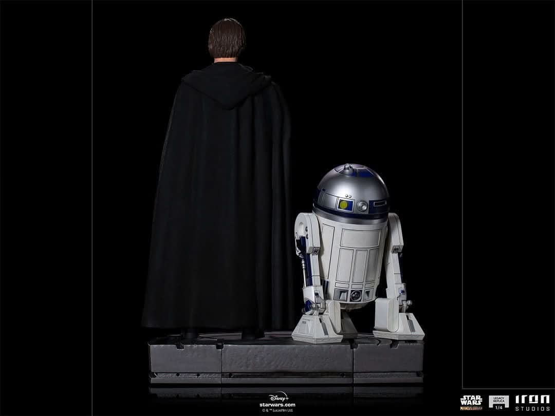 Statue Luke Skywalker, R2-D2 and Grogu - Star Wars: The Mandalorian - Legacy Replica 1/4